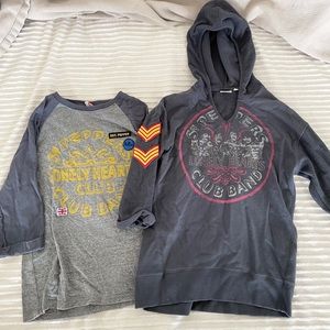 Bundle of two Sgt Peppers shirts.